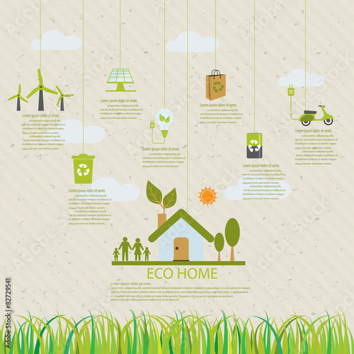 home eco infographic