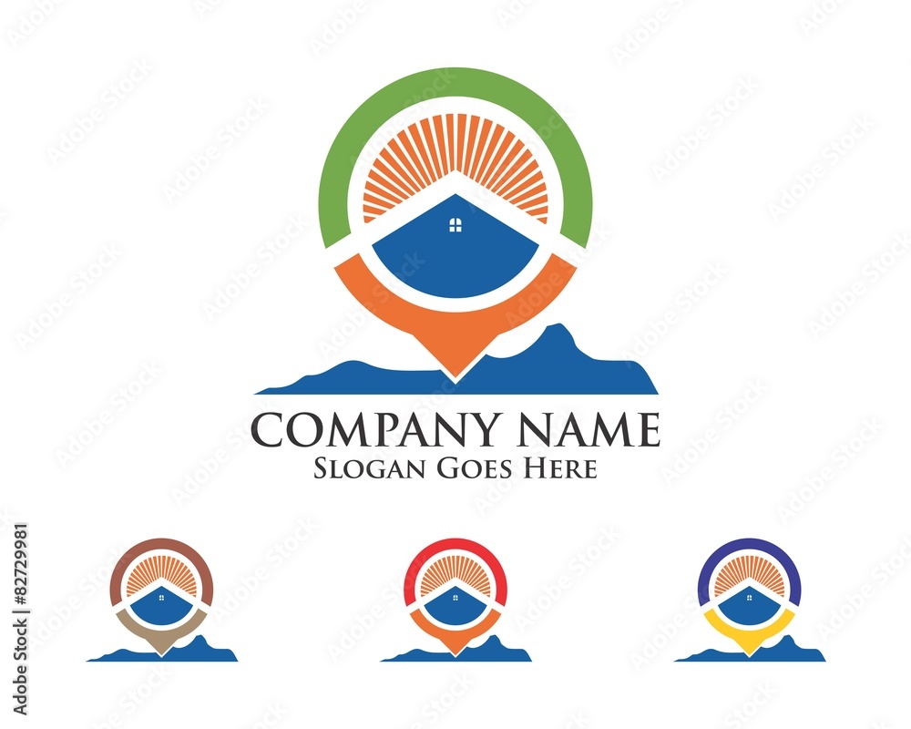 Fototapeta premium Home Locator Logo Vol. 2