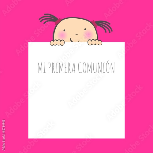 MI PRIMERA COMUNIÓN