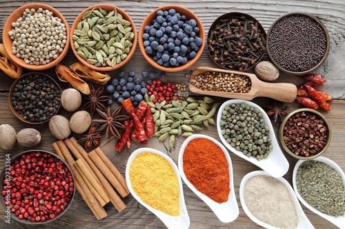 Aromatic spices.
