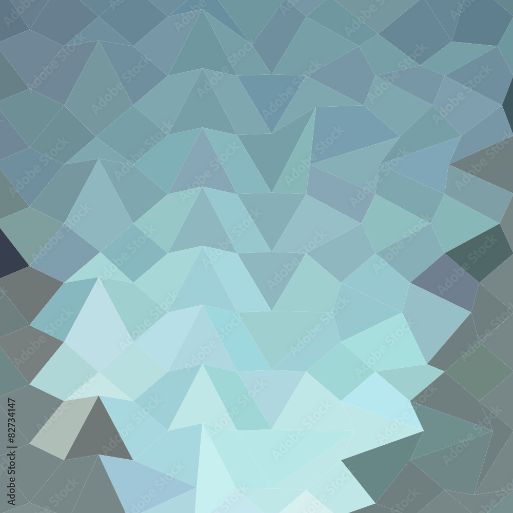 Obraz premium Cambridge Blue Abstract Low Polygon Background