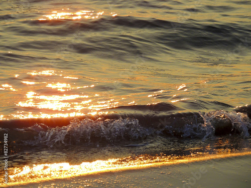 Sunset on the Sea