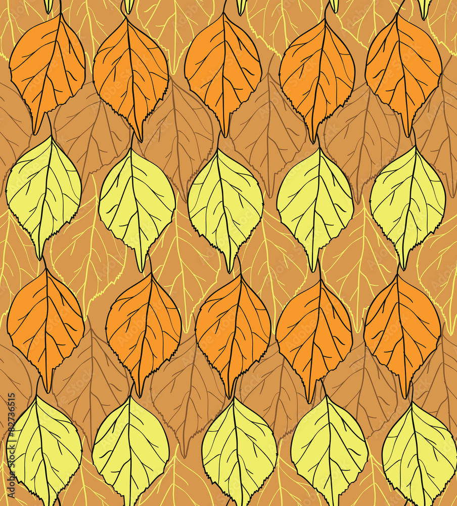 Foliage seamless pattern Vector eps10