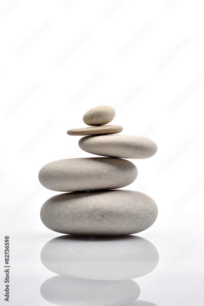 pile of stones isolated on white background pile of stones isolated on white background