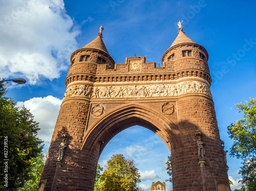Soldiers and Sailors Memorial Arch in Hartford. photo