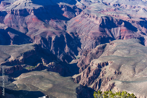 Canvas Print Colorado grand canyon, from south rim, Arizona
