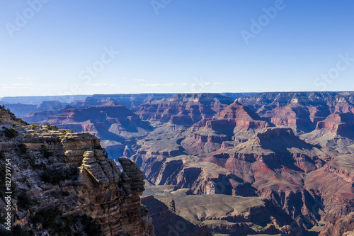 Canvas Print Colorado grand canyon, from south rim, Arizona