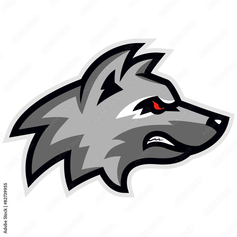 Fototapeta premium Wolves Sport Sticker 