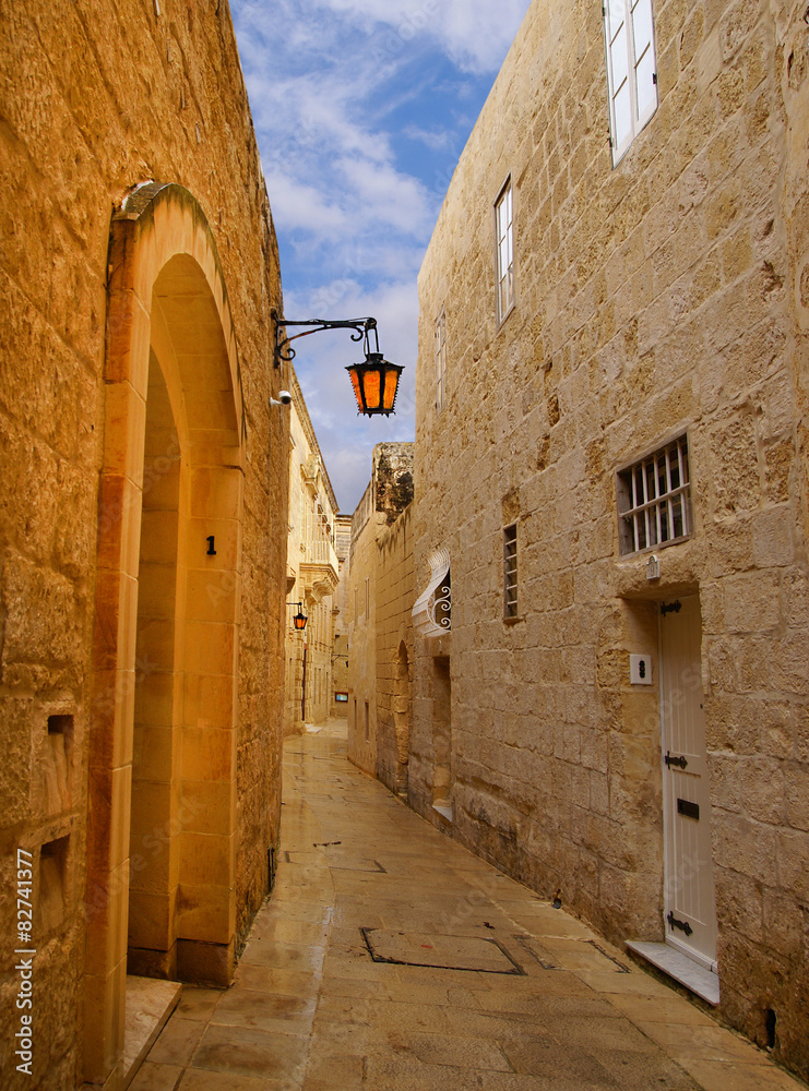  Mdina , a medieval walled town, named Silent City.