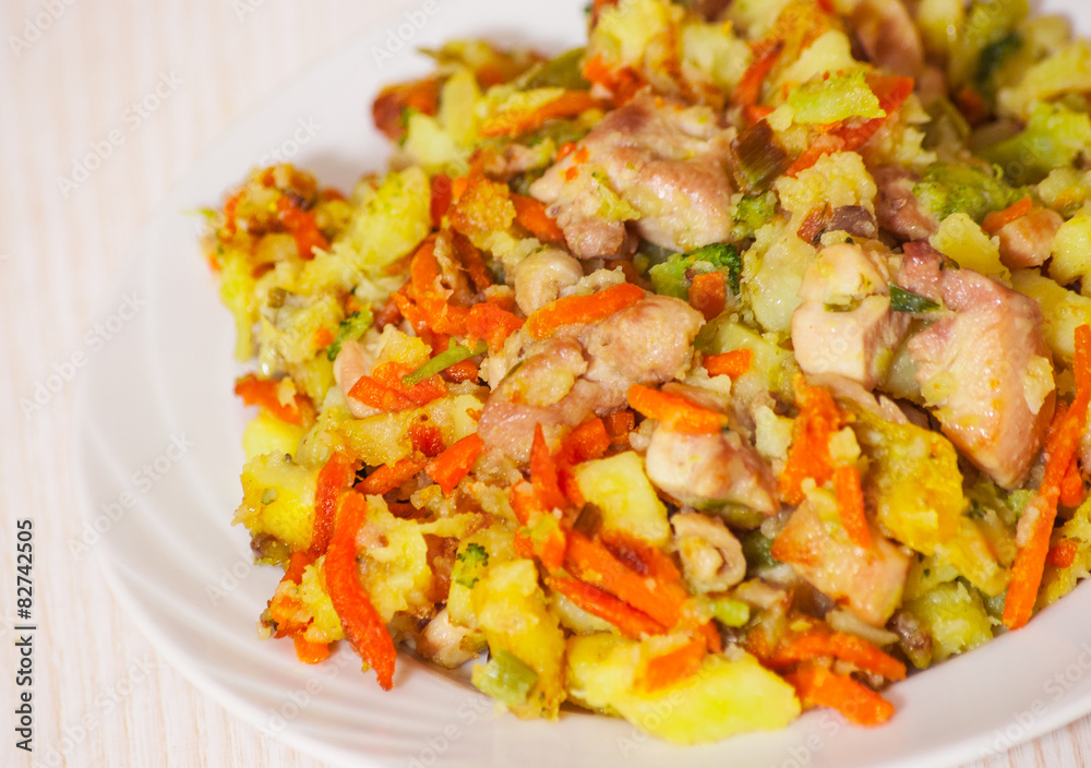 vegetables with meat vegetables with meat