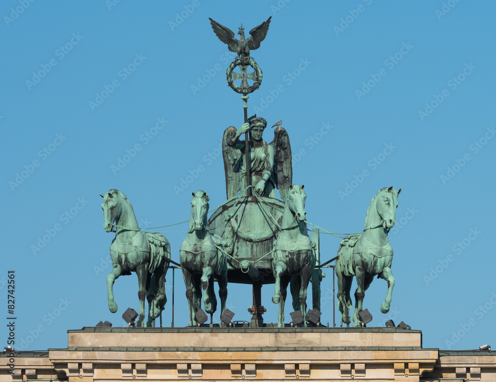 Fototapeta premium Quadriga auf dem Brandenburger Tor