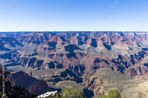 Canvas Print Colorado grand canyon, from south rim, Arizona