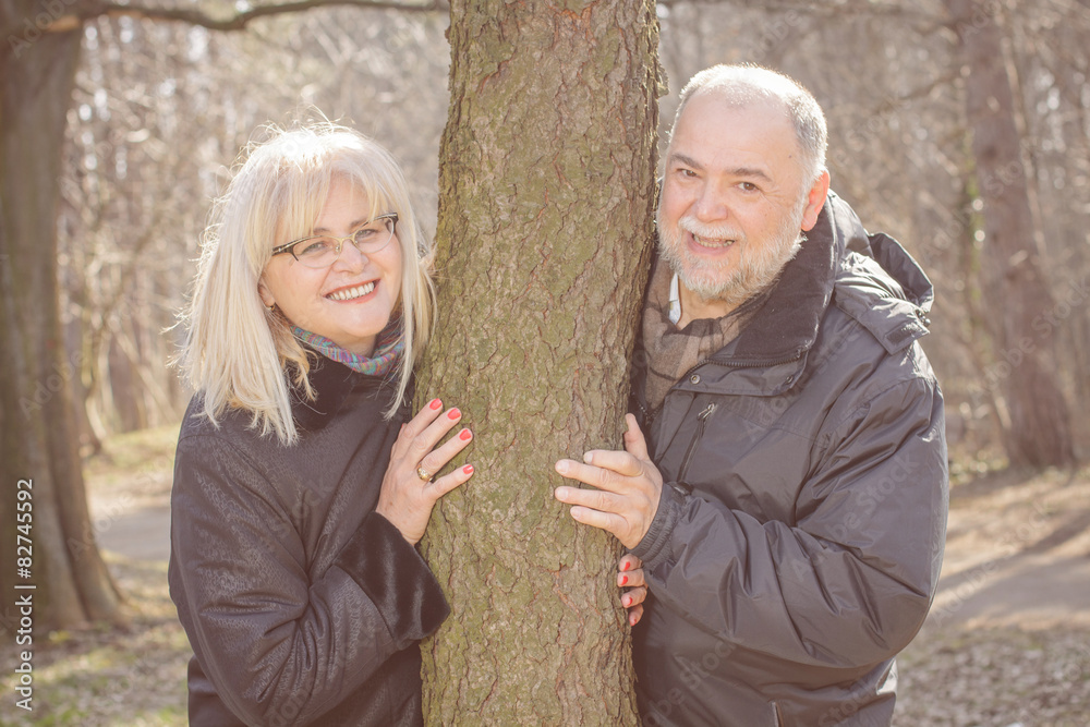 Happy Elderly Senior Romantic Couple Happy Elderly Senior Romantic Couple