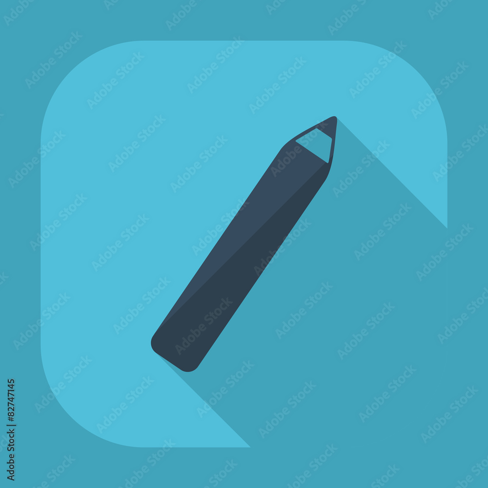 Flat modern design with shadow eyeliner Flat modern design with shadow eyeliner