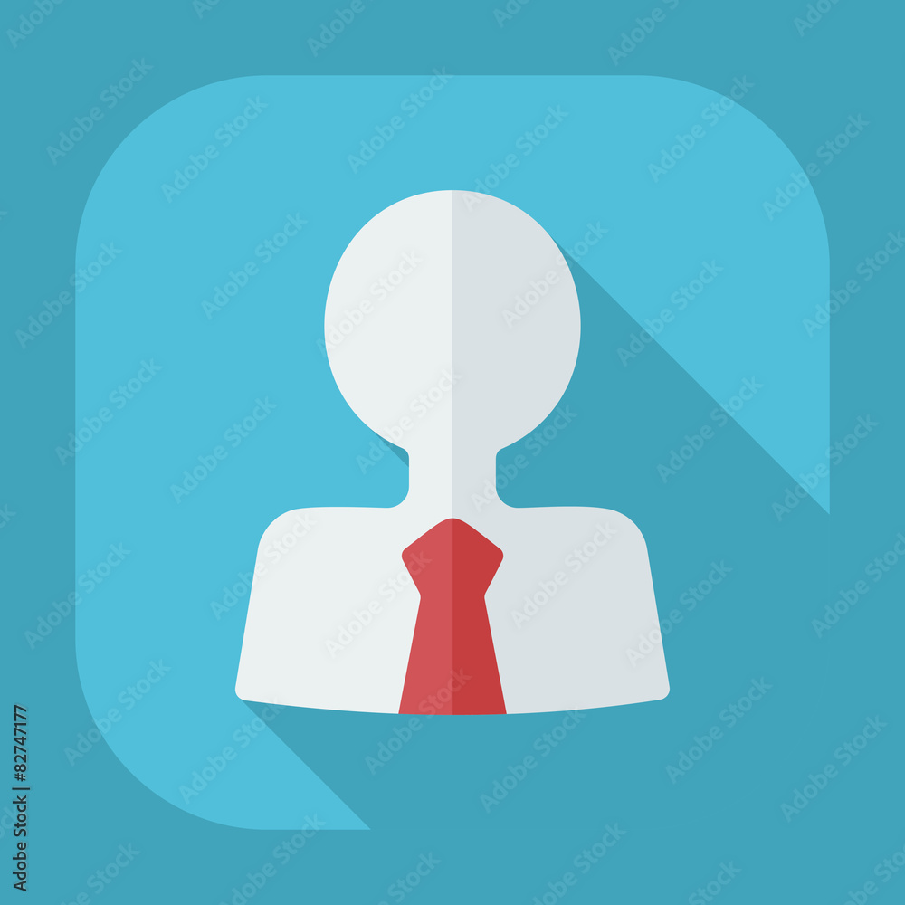 Flat modern design with shadow business icon Flat modern design with shadow business icon