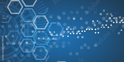New future technology concept abstract background