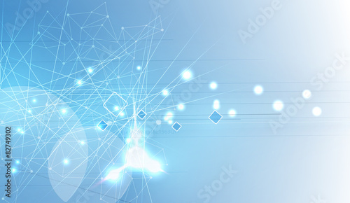New future technology concept abstract background