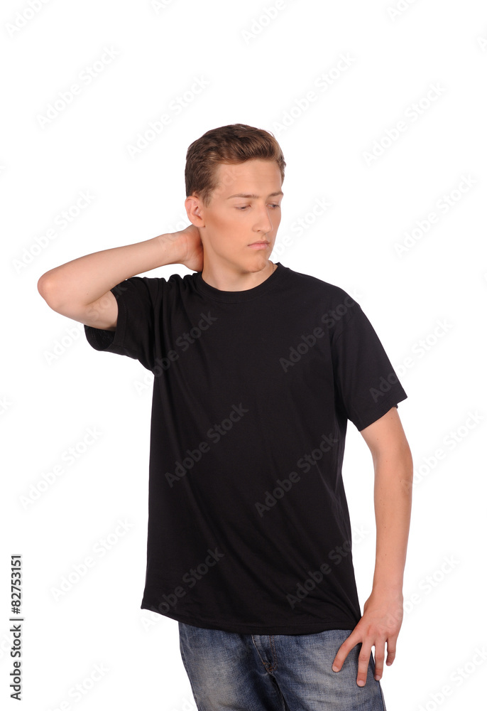 boy in the black shirt boy in the black shirt
