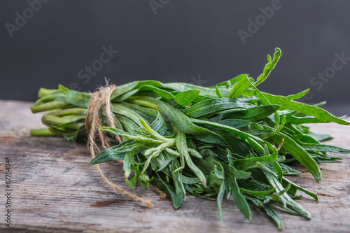 Bunch of fresh tarragon