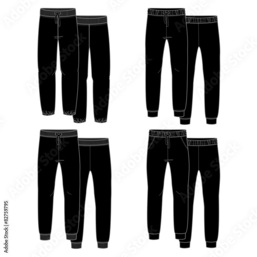 Girls trousers. Black