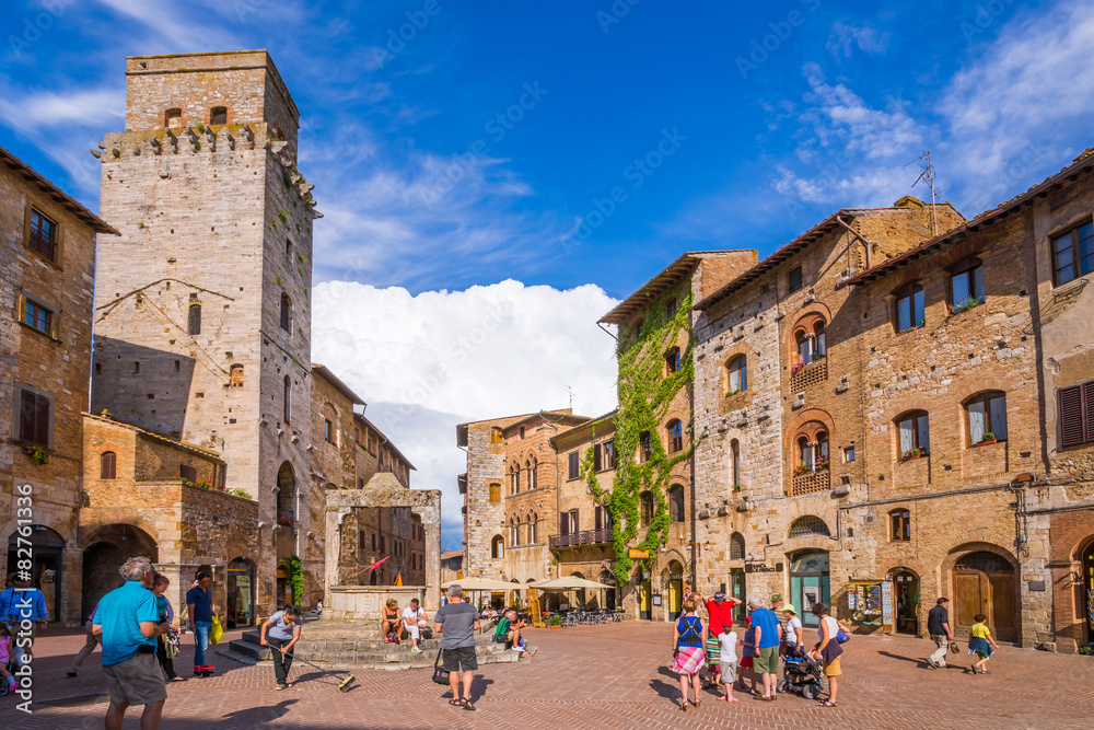 San Gimignano  - obrazy, fototapety, plakaty 