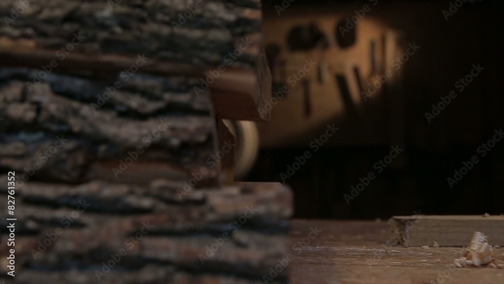 Man hands with carpenters plane production of oak barrels Man hands with carpenters plane production of oak barrels