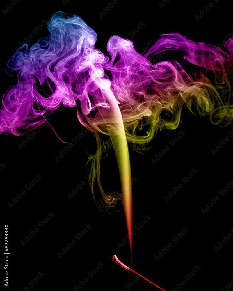 Abstract multicolored smoke Abstract multicolored smoke
