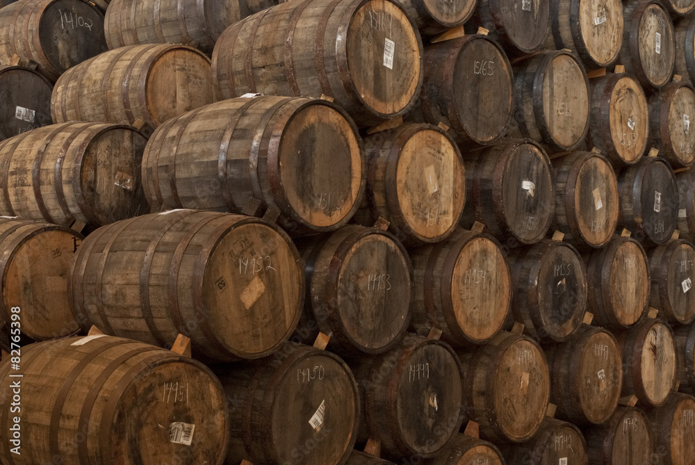 Wine barrels