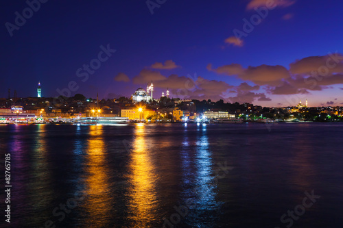 Istanbul Turkey at night