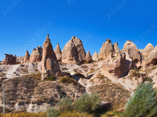 Panorama of Camel rock at Cappadocia Turkey