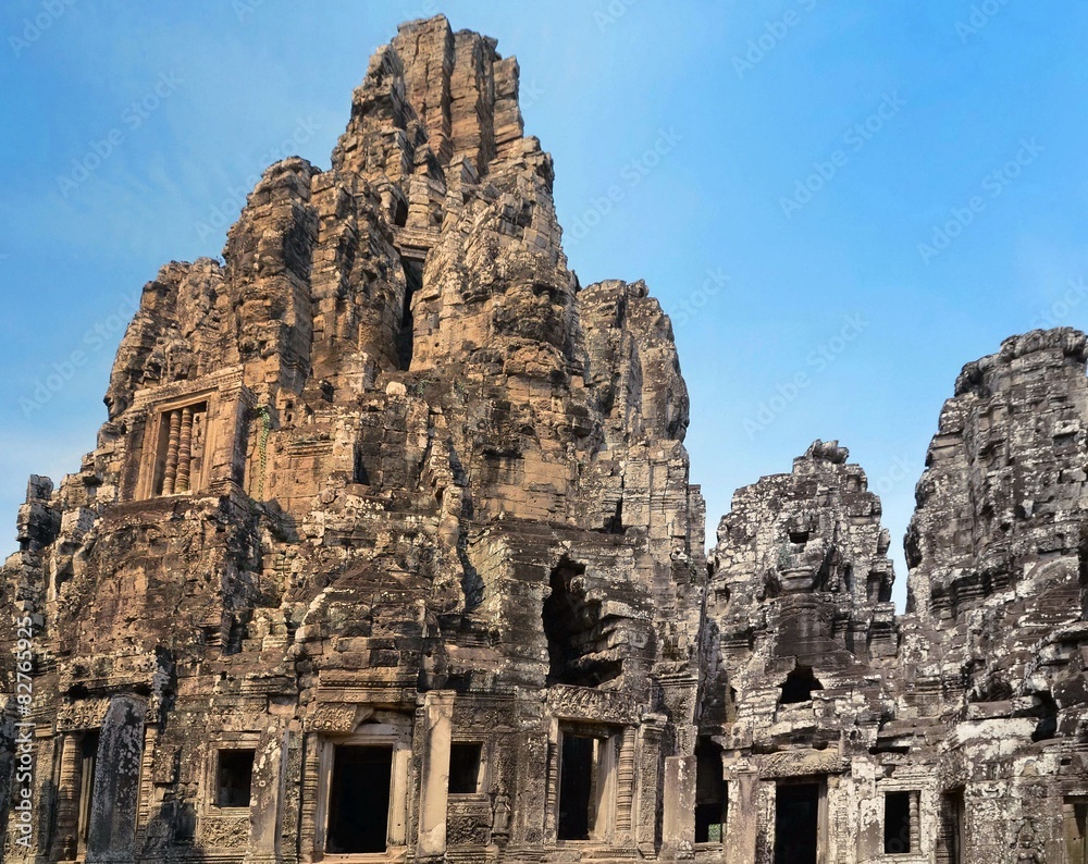 Ancient temple Bayon Angkor Wat Cambodia