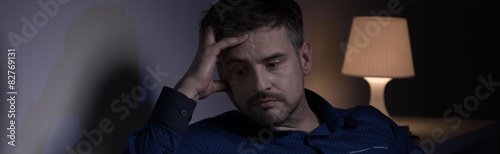 Mature man with problems