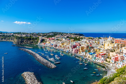 Procida island in Italy