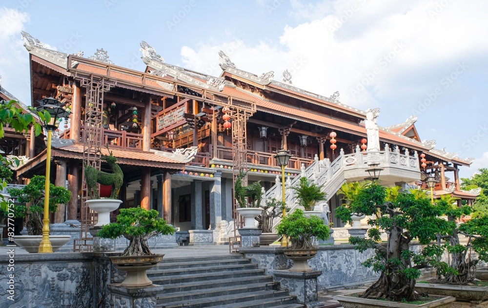 Tu Sac Khai Doan pagoda Daklak, Vietnam
