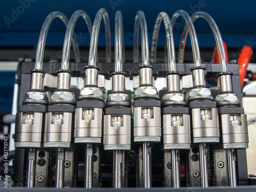 solenoid valves with pipes photo