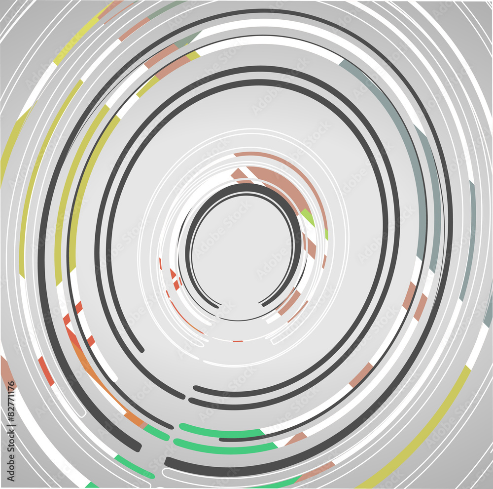 Obraz premium Abstract technology circles background