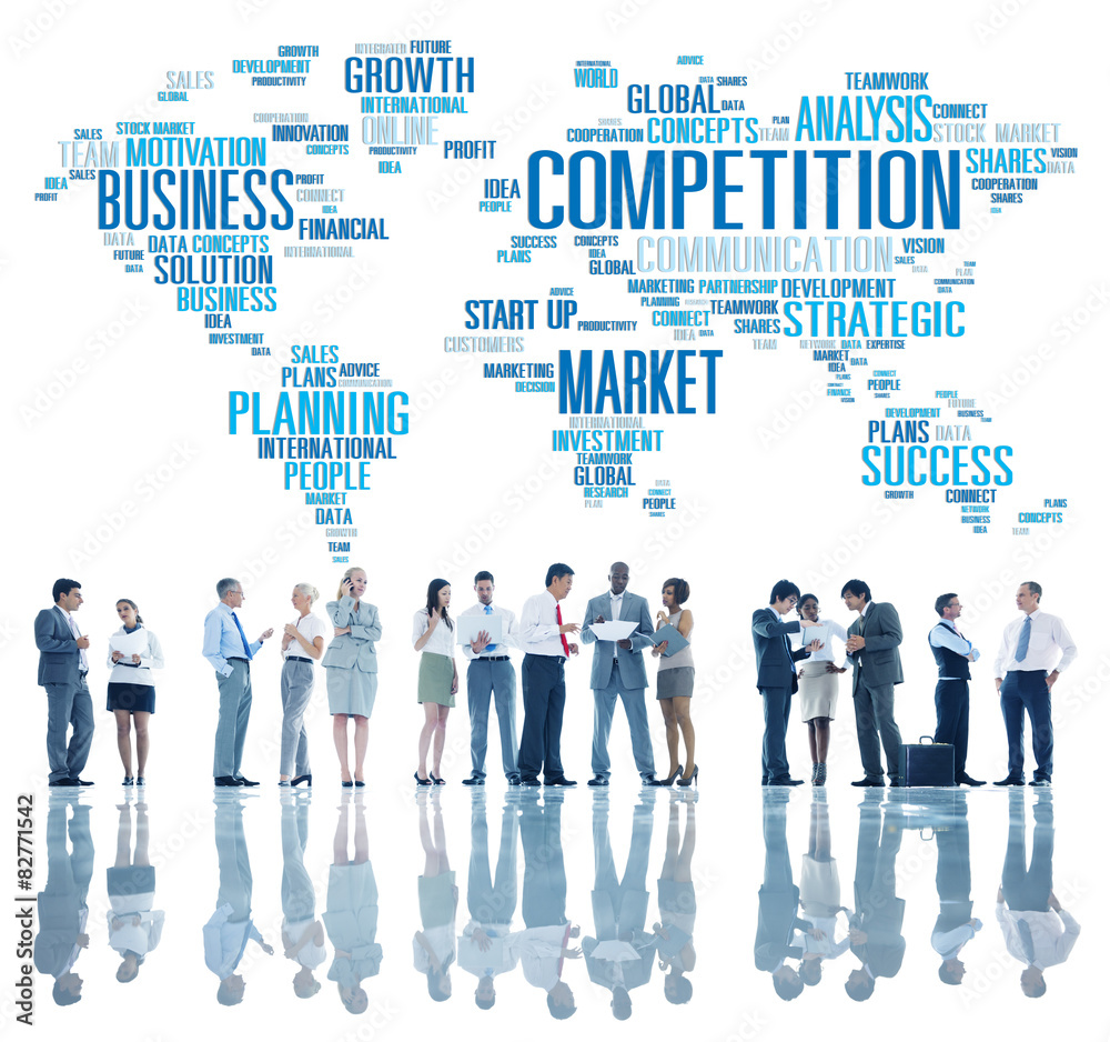 Competition Market Global Challenge Contest Concept Competition Market Global Challenge Contest Concept