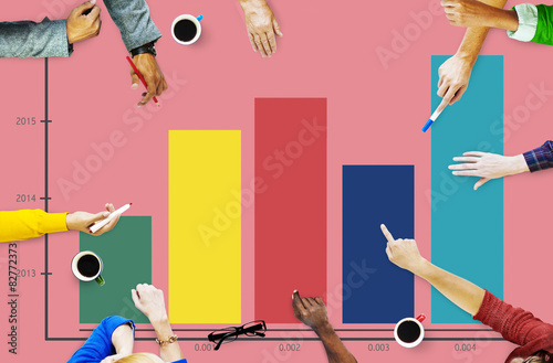 Bar Graph Analysis Achievement Improvement Strategy Success Conc