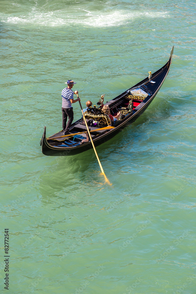 Gondola on Canal Grande in Venice