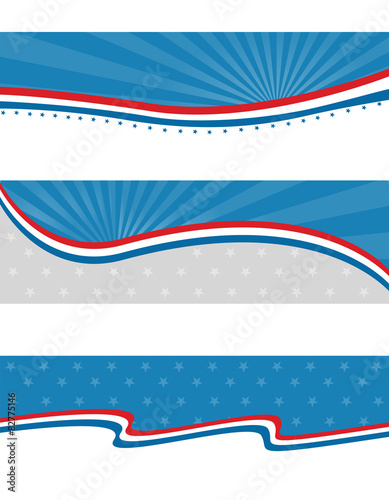 Patriotic header / banner