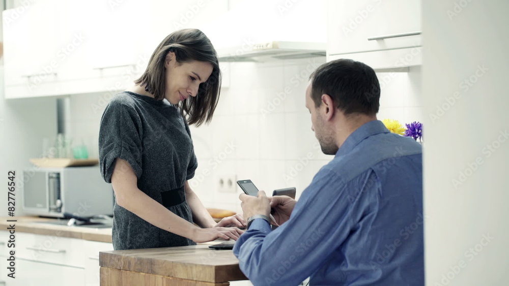 Businesspeople working with laptop
Businesspeople working with laptop