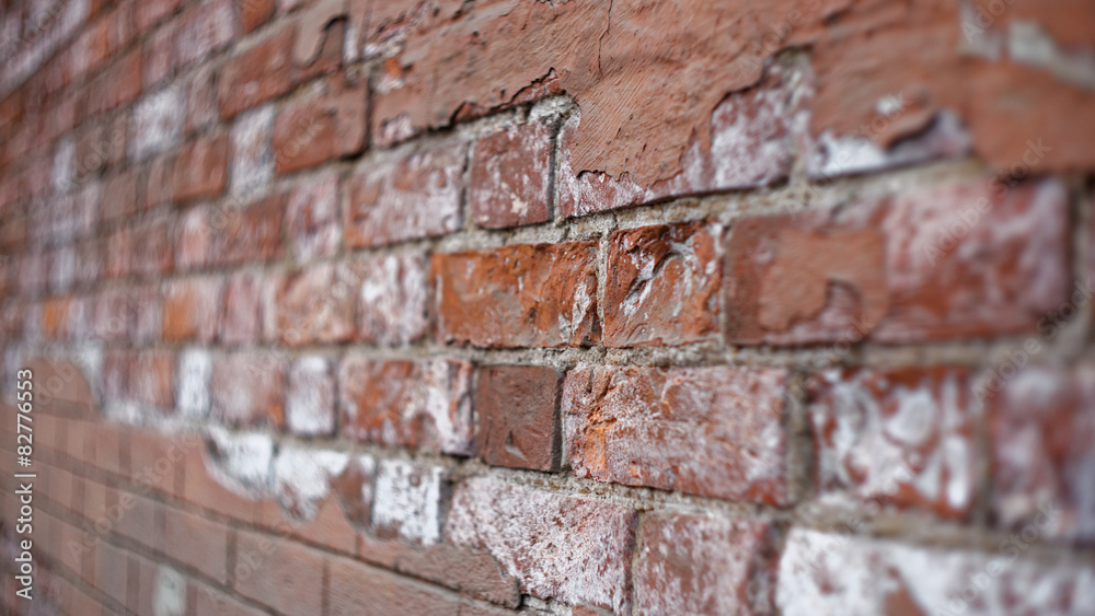 Background of old vintage brick wall