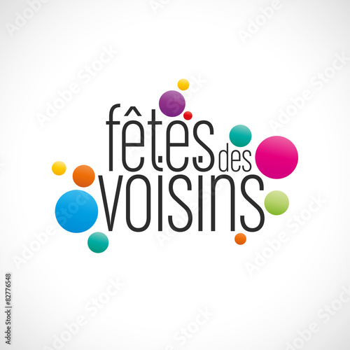 affiche, fête des voisins