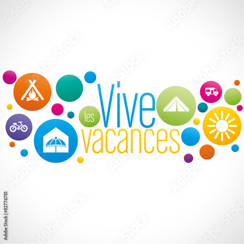 affiche "vive le camping"