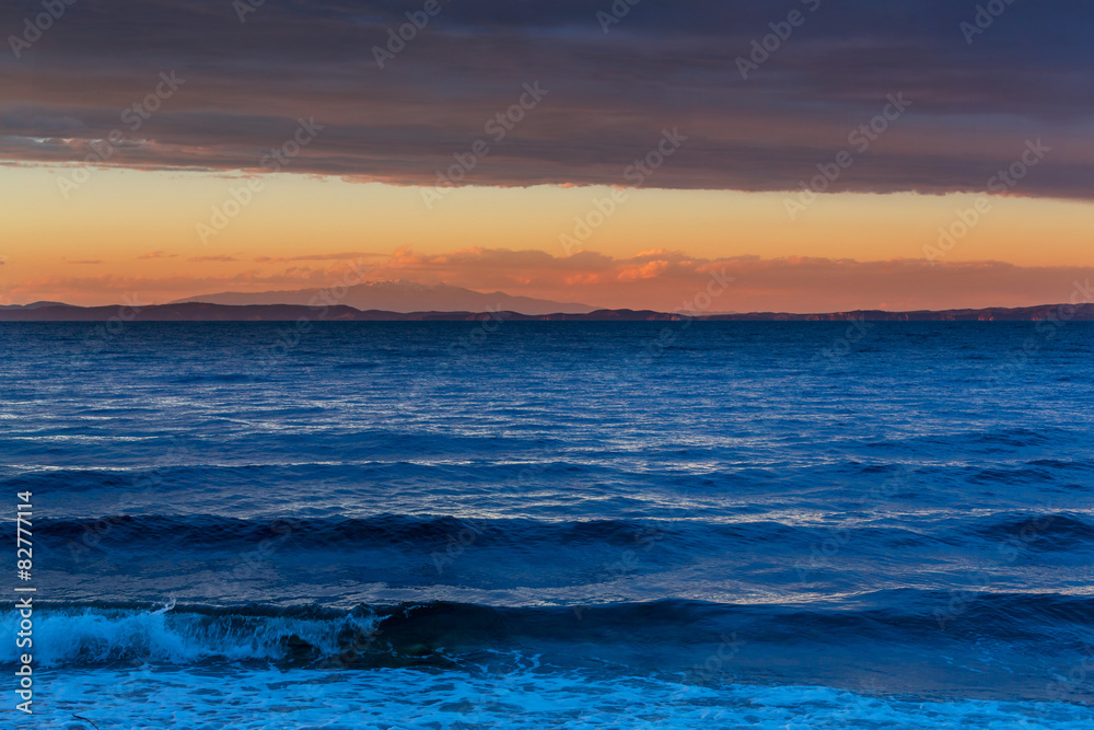 Obraz premium Sea sunset