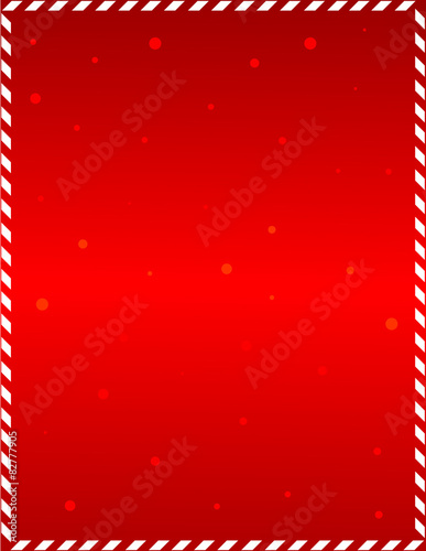 Red christmas frame