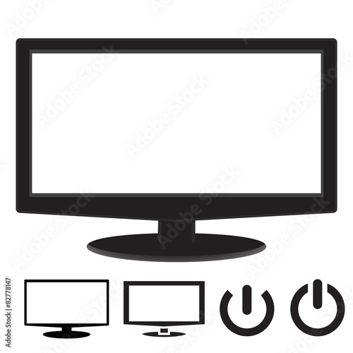 computer monitor display widescreen rounded corner
