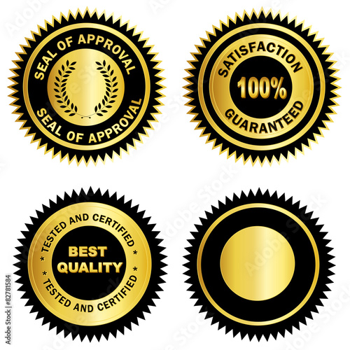 Gold seal /Stamp
