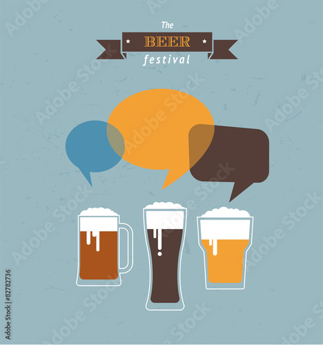  Beer glasses talking 