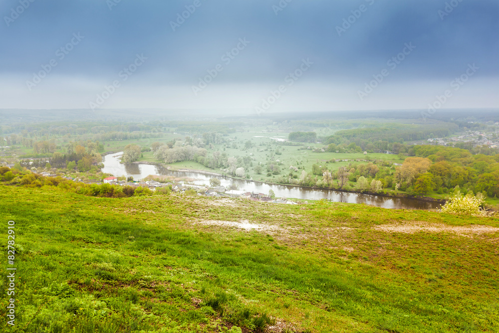 Seversky Donets River landscape